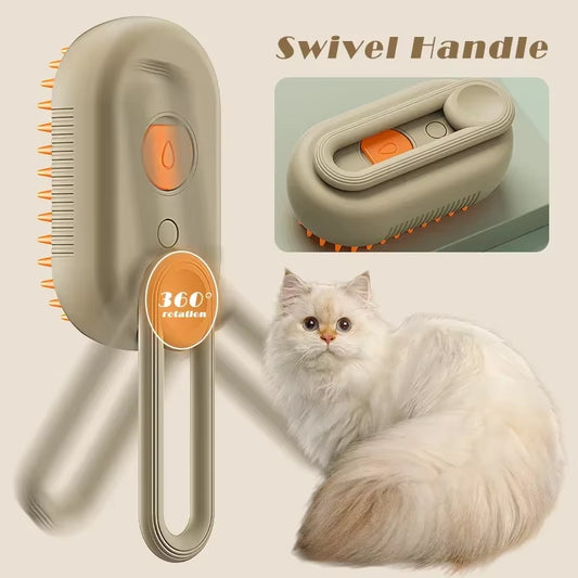 3 in 1 Pet Brush Cat Steam Brush Comb Dog Brush Electric Spray Cat Hair Brushes Massage Pet Grooming Hair Removal Combs